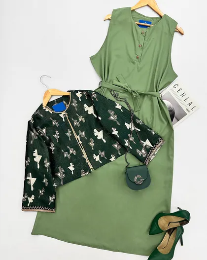 سارافون و کت طرح دار(89) کد 3592