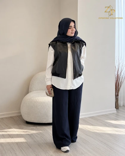 وست زنانه چرم ویرا