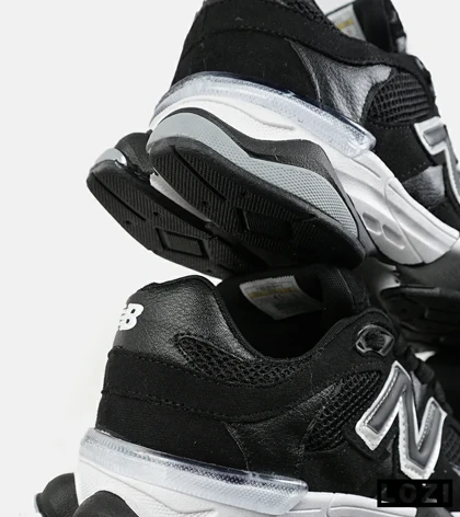 کفش کتانی مردانه و زنانه مشکی سفید NEW BALANCE 9060 مدل 7203