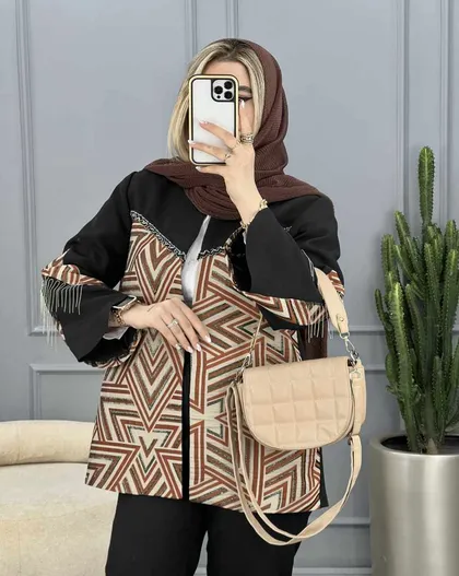 کت مزونی زنجیر دار(89)کد3558