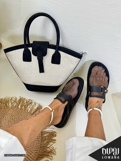 ست کیف تیام و اسلیپر تک سگک توری لومانا