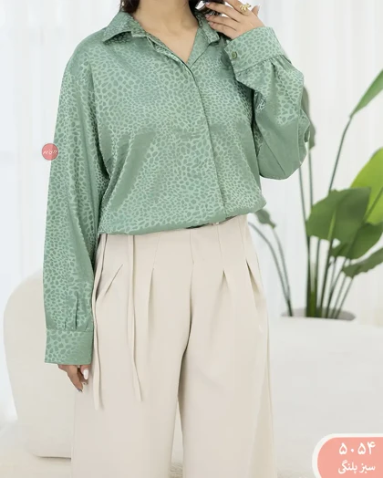 شومیز ساتن هوگون 5054