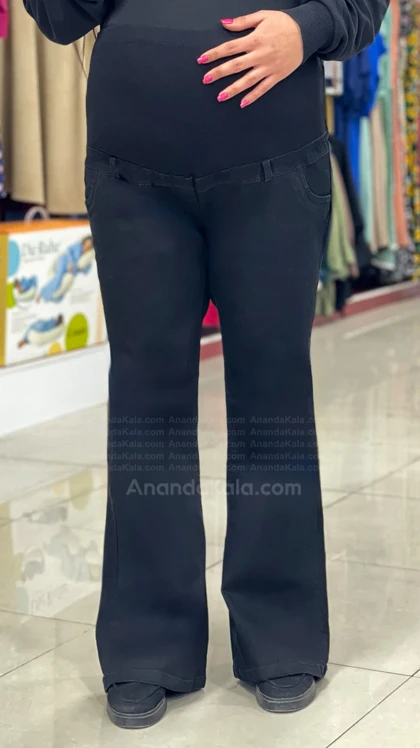 شلوار بارداری جین دمپا