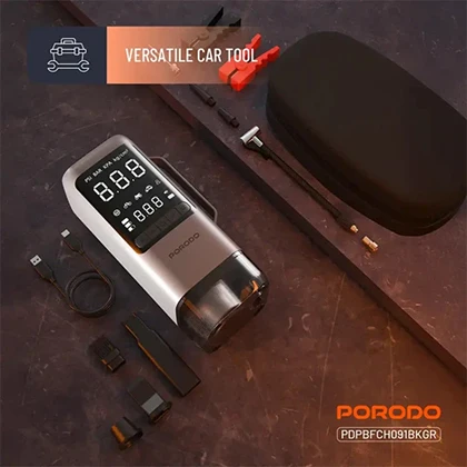 جامپ استارتر پرودو مدل PORODO MULTI-FUNCTIONAL PDPBFCH091BK