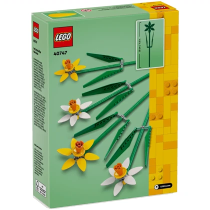 لگو دکوراتیو آیکون گل نرگس LEGO مدل 6476650 Daffodils شامل 216 قطعه