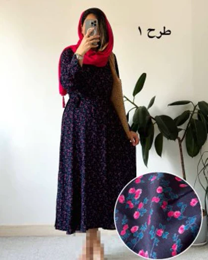 پیراهن ساحلی گل دخت 3