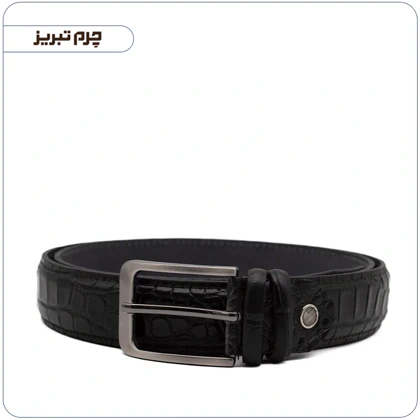 کمربند چرم طبیعی مردانه کد K460