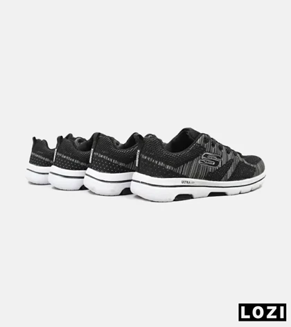 کفش کتانی طبی ورزشی مشکی خاکستری SKECHERS ULTRA GO
