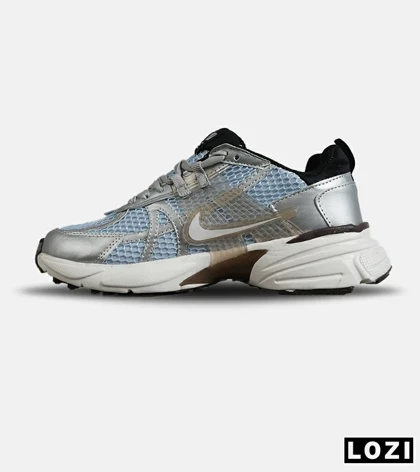 کفش کتانی مردانه و زنانه سفید آبی Nike cushlon مدل 7804