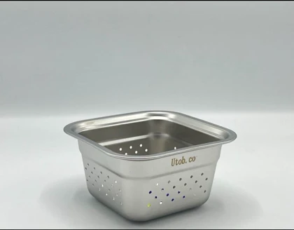 تفاله گیر استیل مربع سینک