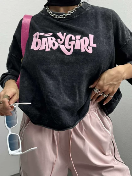 تیشرت نیم‌تنه BABY GIRL
