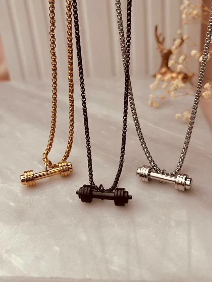 گردنبند دمبل