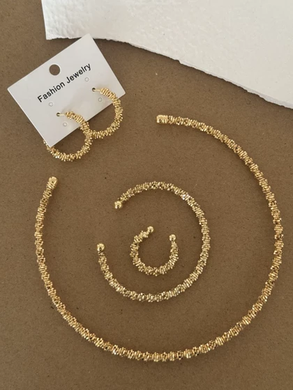 ست کامل وارداتی خاویاری طلایی