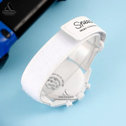 ساعت امگا سواچ سفید Omega x Swatch Speedmaster M00-M2