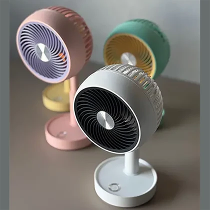 پنکه رومیزی قابل شارژ یاسه YASE مدل YS-2263 با قابلیت تنظیم ارتفاع