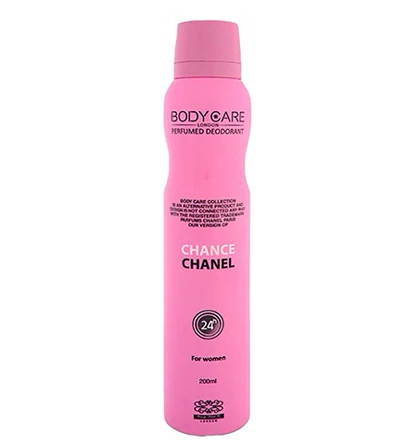 اسپری بدن زنانه بادی کر چنس چنل Body Care Chanel Chance حجم 200 میل