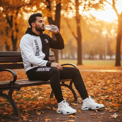 ست سویشرت شلوار یوونتوس مردانه مدل TOPAN