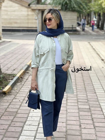 مانتو کتان سلین