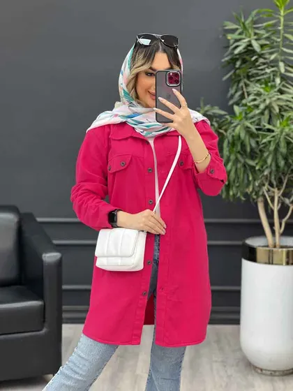 مانتو کتان شاپرک