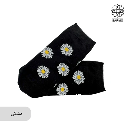 جوراب طرح بابونه مچی