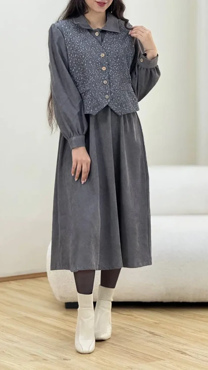 ست دوتیکه گل‌دار