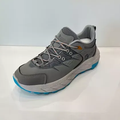 کفش مردانه kshoes طرح هوکا ضدآب طوسی