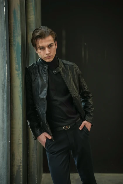 کاپشن چرم صنعتی مدل 6507