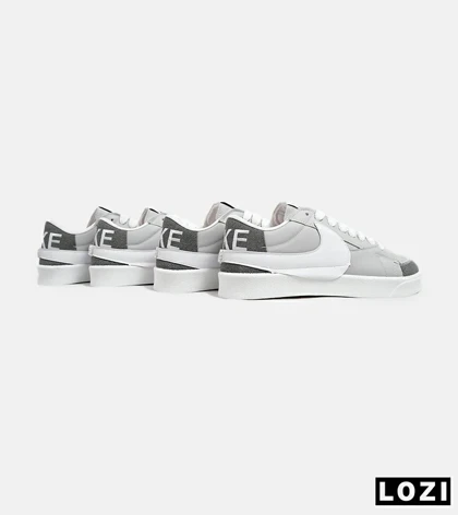 کفش نایک مردانه و زنانه طوسی سفید Nike Blazer Low 77 Jumbo