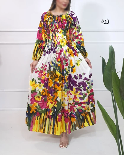 پیراهن کریشه گلبهار ( آستین بلند ) _ کد محصول کد686