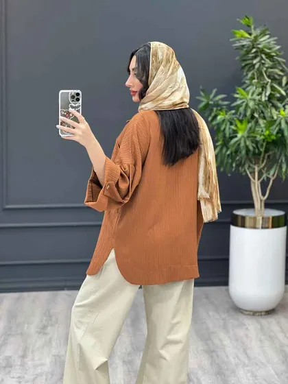 مانتو دو جیب آستین پاگن