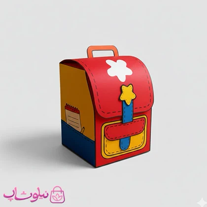 بگ فانتزی بدلیجات با طرح کیف مدرسه کد 30