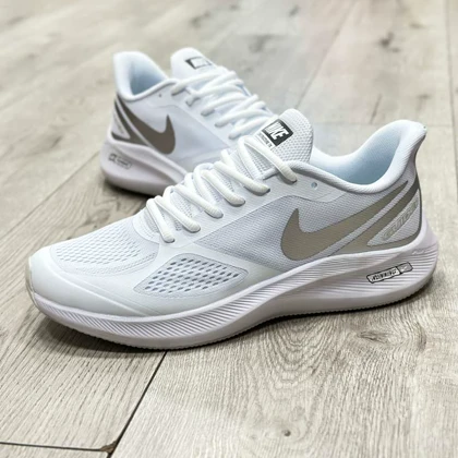 کتانی مردانه زنانه مدل نایک ایر زوم گاید nike air zoom guide رانینگ رنگ سفید