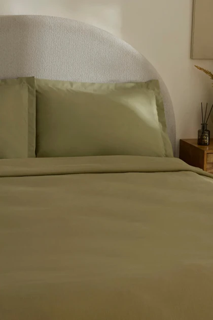 سرویس روتختی پیکه دو نفره Karaca Home مدل Farel پنبه - سبز