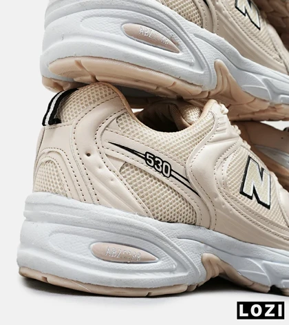 کفش کتانی مردانه و زنانه کرم NEW BALANCE 530