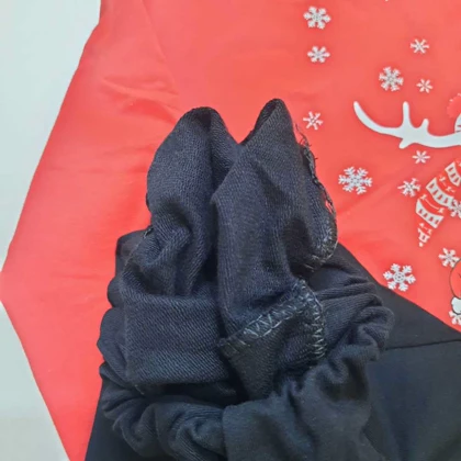 مدل ست خواهر برادری شب یلدایی طرح گوزن