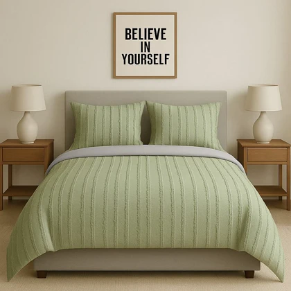 سرویس روتختی کاوری مینیمال طرح برجسته راه راه