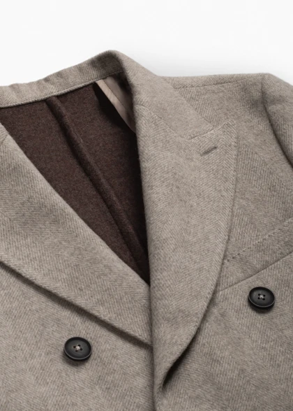 پالتو دبل برست پشمی 2520301