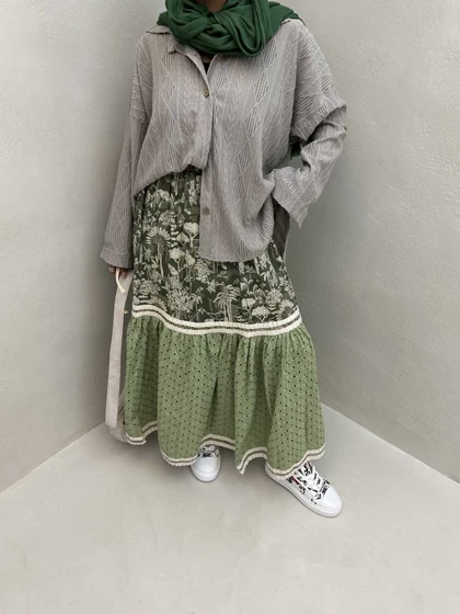 شومیز پارچه گیپور