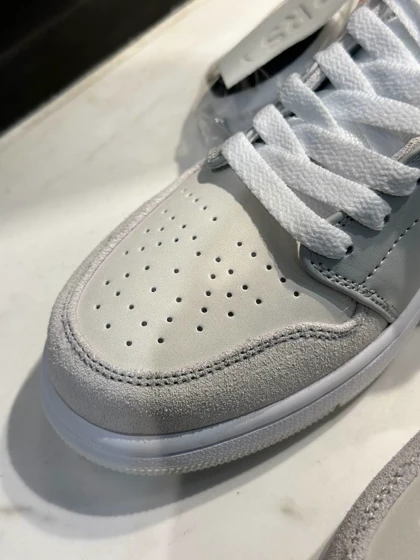 کتانی نایک ایر جردن1 بدون ساق پاریس آبی مستر کوالیتی Nike Air Jordan 1 Low Paris
