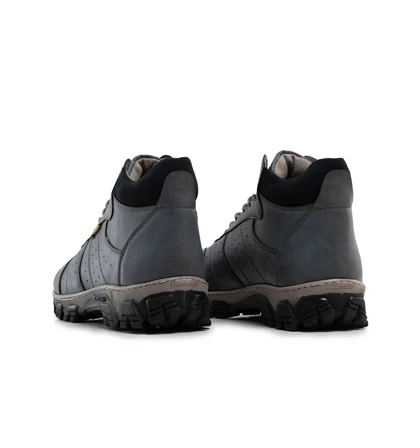 کفش ساق‌دار مردانه طوسی Clarks بند دار مدل 45367