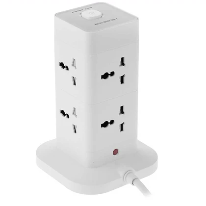 چند راهی برق 8 سوکت 2500 وات، دو USB و دو تایپ‌سی هایکواستار Hicostar HS-PS322