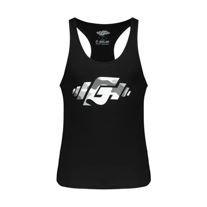 رکابی بدنسازی مردانه G WEAR مدل L-WG چریکی مشکی