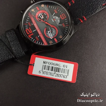 ساعت مچی مردانه اورجینال موتور ژاپنی برند مینی فوکوس سه موتور مدل Mf0068G.05 بند چرم