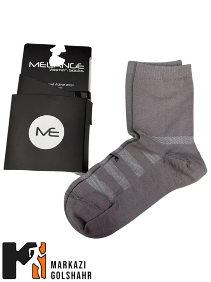 جوراب ساق بلند زنانه ملانژ کد 404