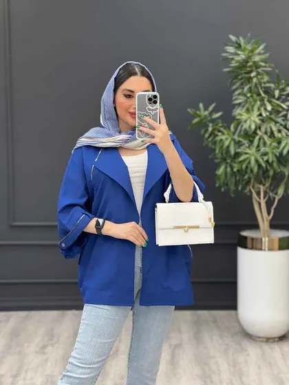 مانتو داکرون زیپ دوزی