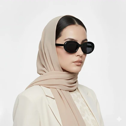 عینک آفتابی زنانه کارن بازار Karen Bazaar مدل TR2535 پلاریزه UV400