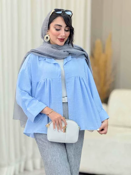 مانتو چین‌دار نیارا