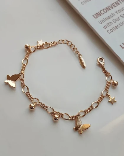 دستبند آویز پروانه ژوپینگ