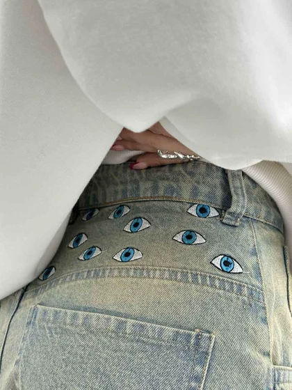 شلوار جین بگ EYES