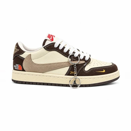 کفش و کتانی مردانه مدل نایک ترویس NIKE TRAVIS رنگ کرم قهوه ای کد 30950